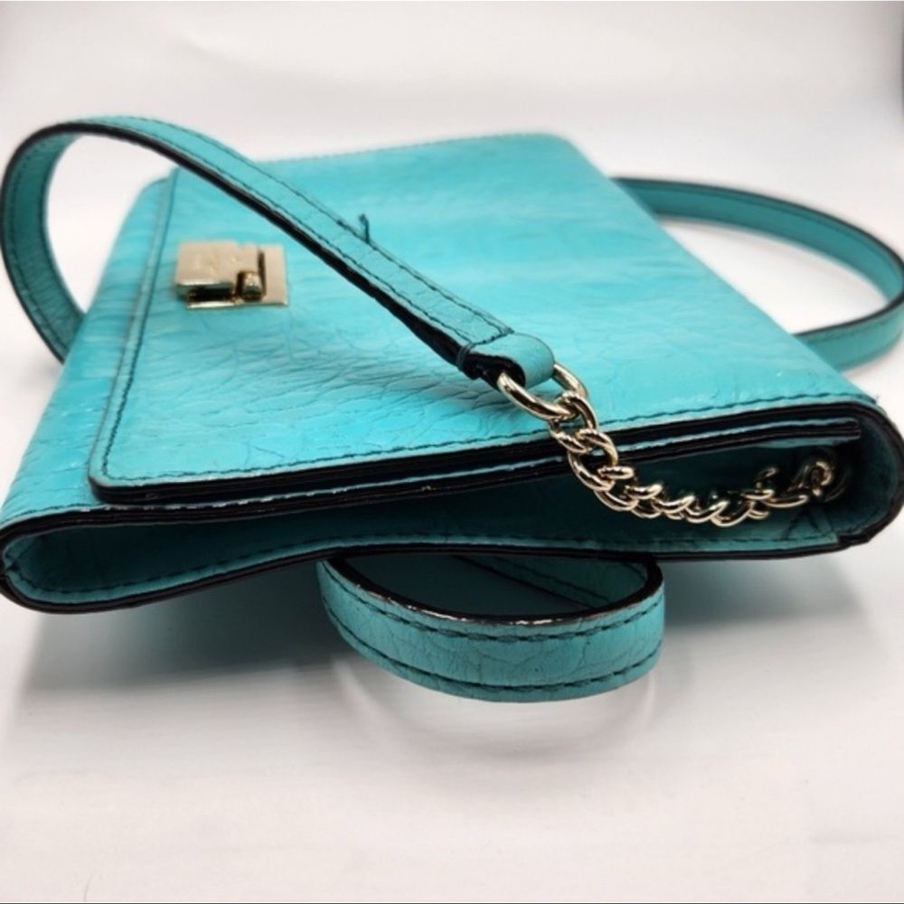 Kate Spade Orchard Valley Fiona Crossbody Bag – Turquoise Blue - Picture 9 of 10